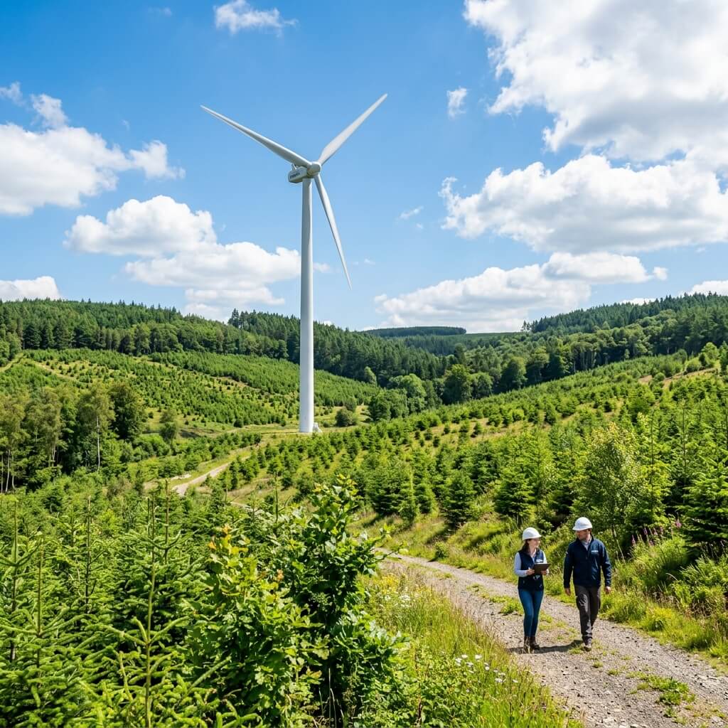 Protecting the Environment through wind energy and reforestation